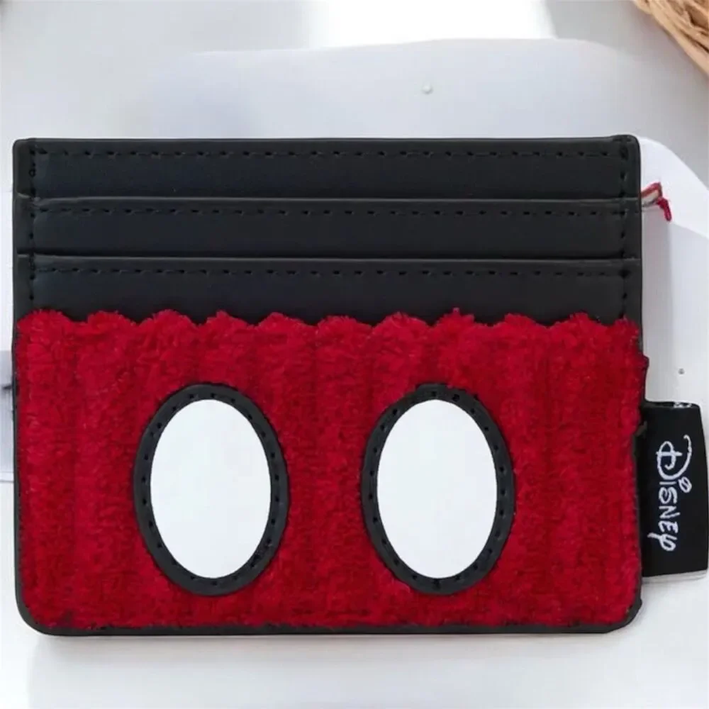 Disney Mickey Mouse Loungefly Plush Corduroy Card Holder Exclusive New